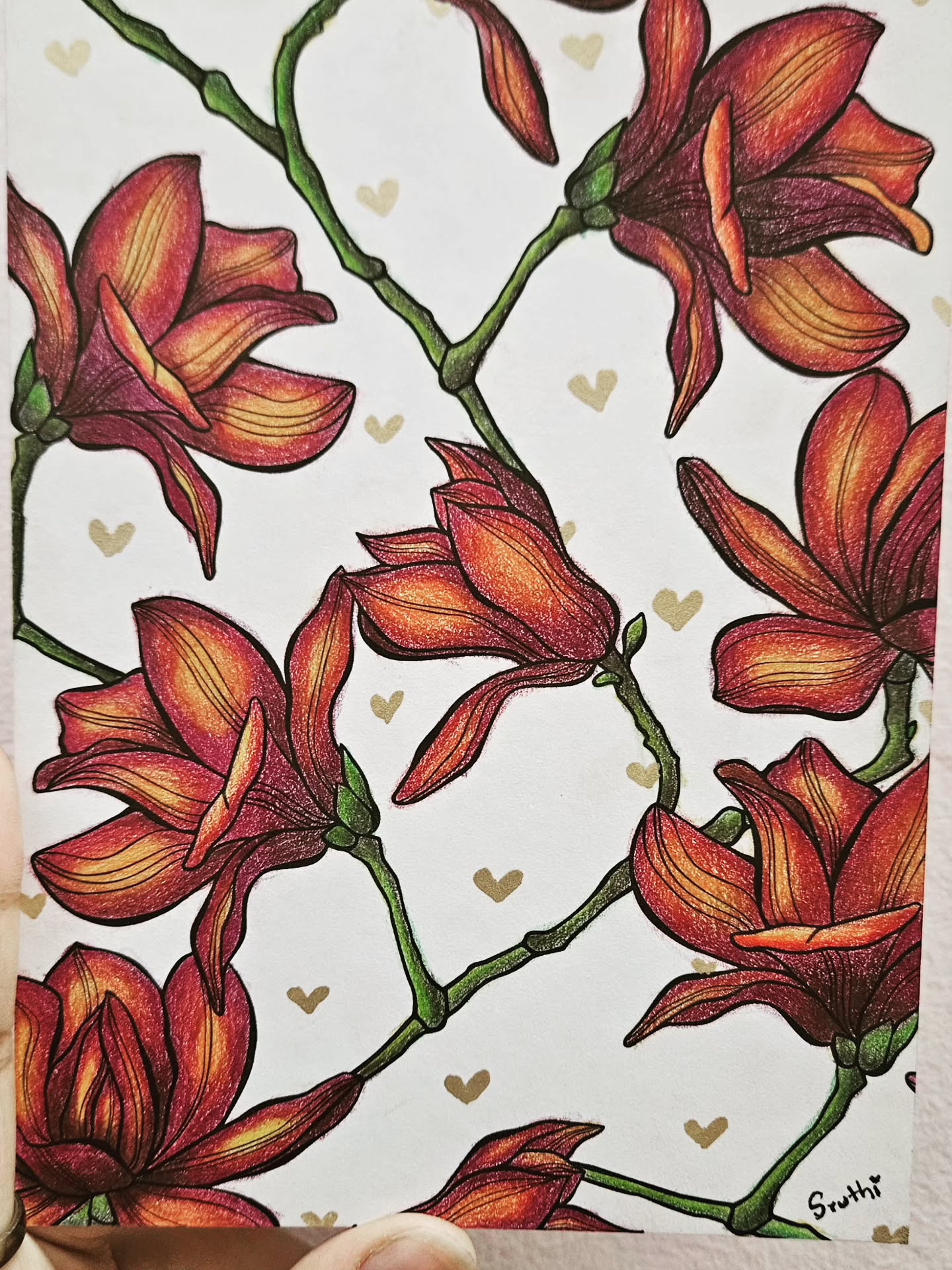 Flowers — acrylic