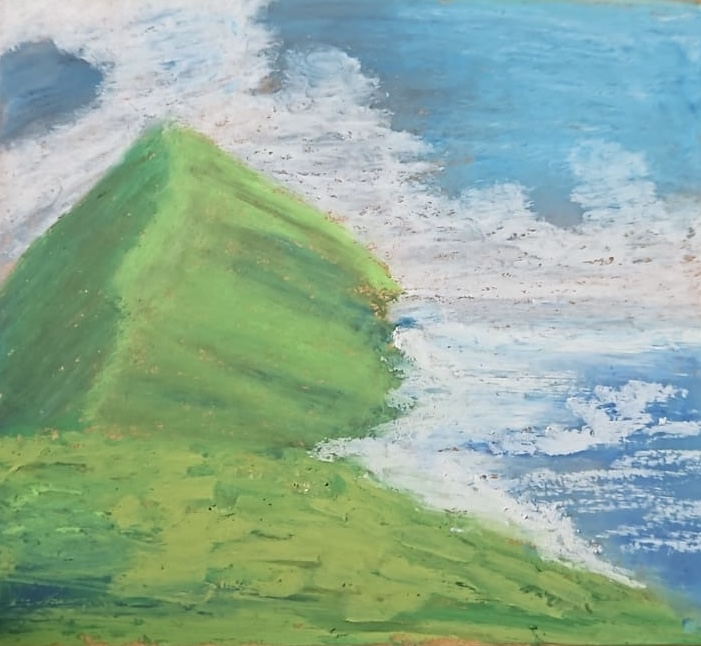 Mountains — acrylic